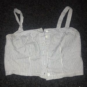 Cute brandy button up tank